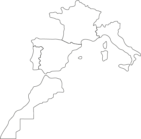 France - Espagne - Maroc - Portugal - Italie